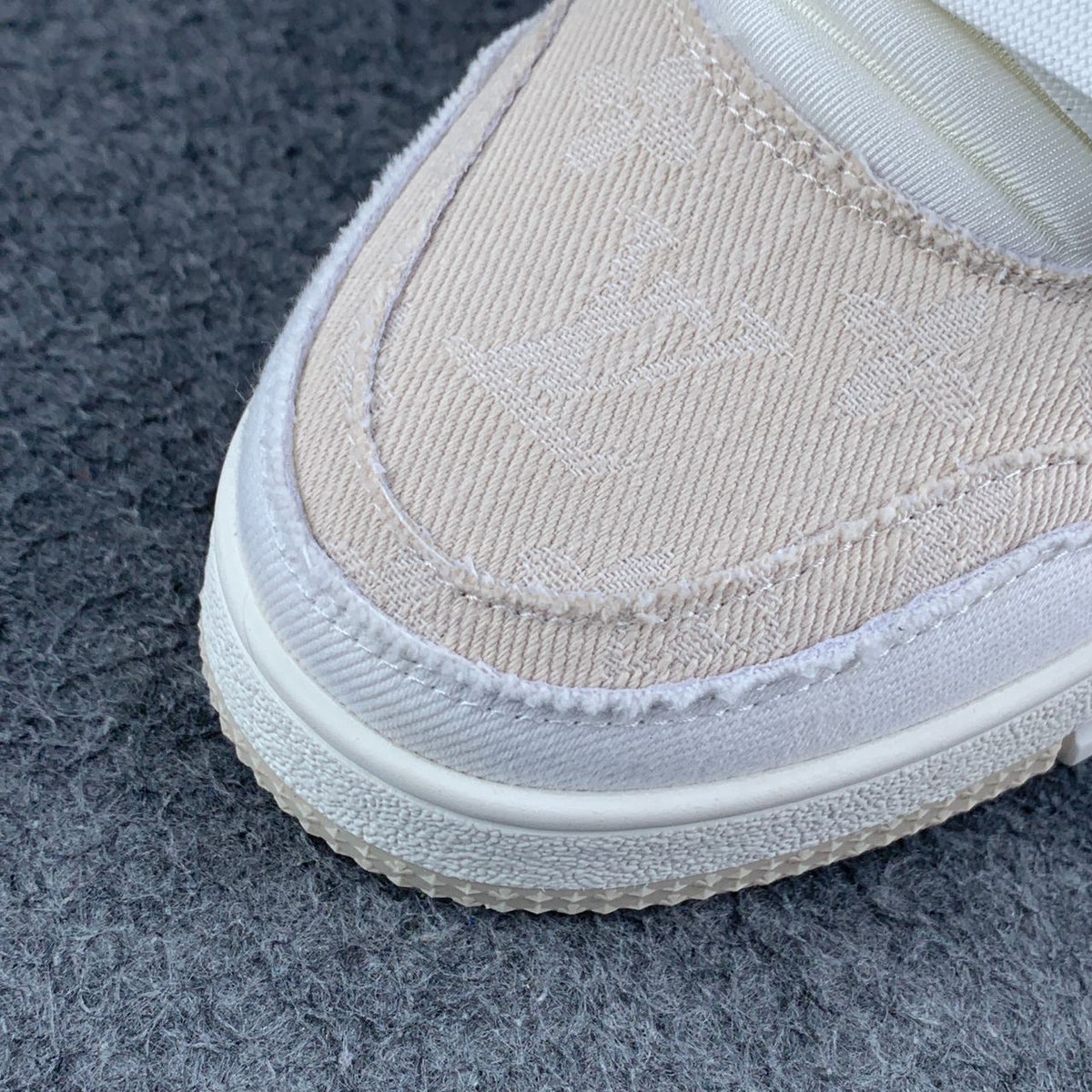 LV Trainer Beige Monogram Denim