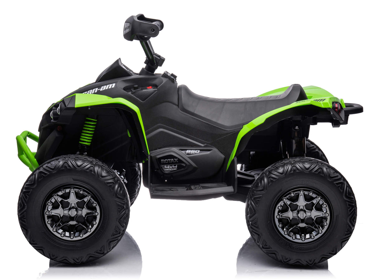 24V Can-Am Kids Renegade 4WD Ride-On Quad - Green