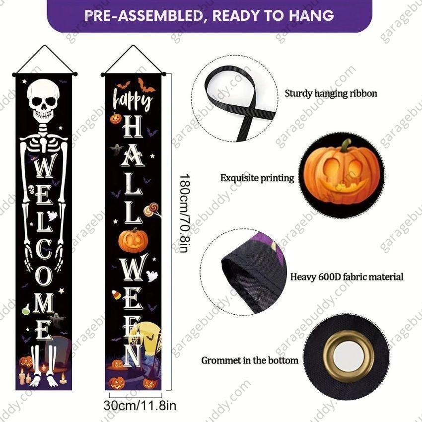 GarageBuddy Halloween Porch Signs