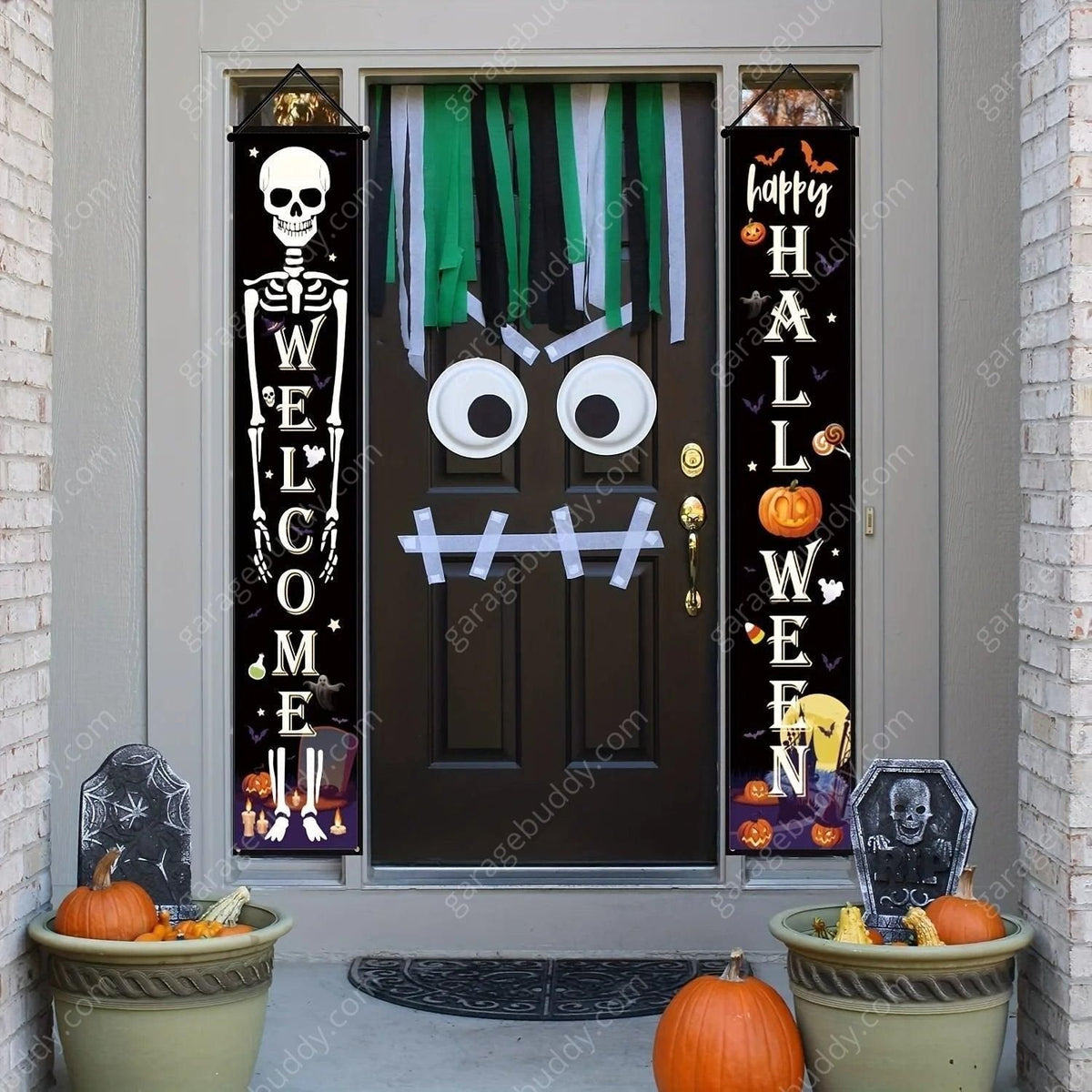GarageBuddy Halloween Porch Signs