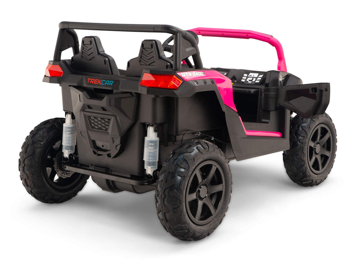 24V TREKCAR Rayder Ride-On Buggy - Pink