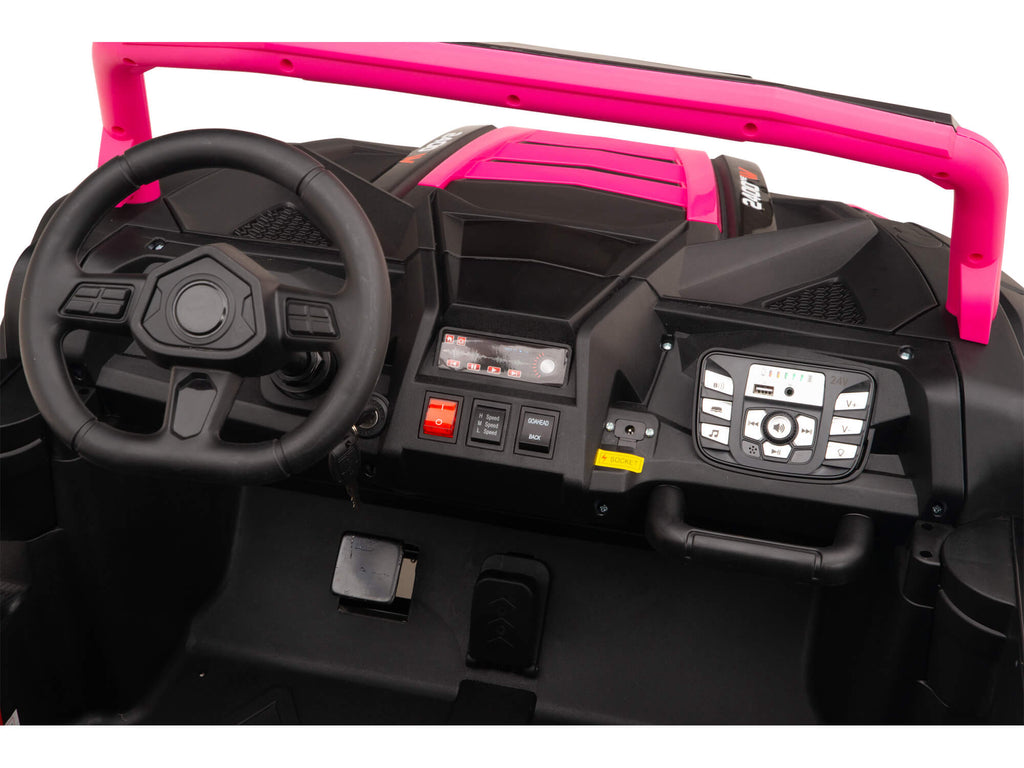 24V TREKCAR Rayder Ride-On Buggy - Pink