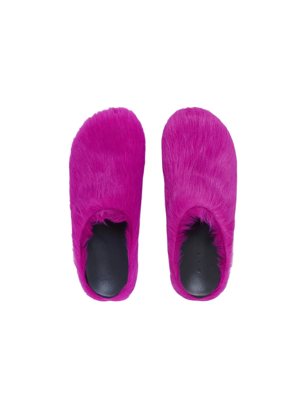Marni 'Fussbett Sabot' fuchsia slide