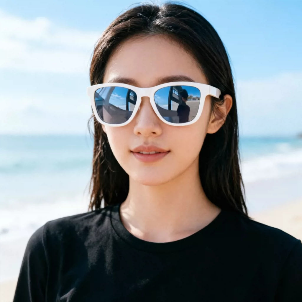 时尚小清新黄色太阳镜偏光墨镜男女通用旅游海边野钓超轻防晒眼镜