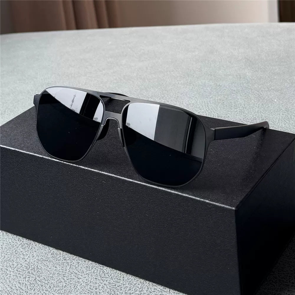 Ivoff ultra-thin men's polarized sunglasses with nylon lenses, suitable for both men and women, high-definition and transparent driving