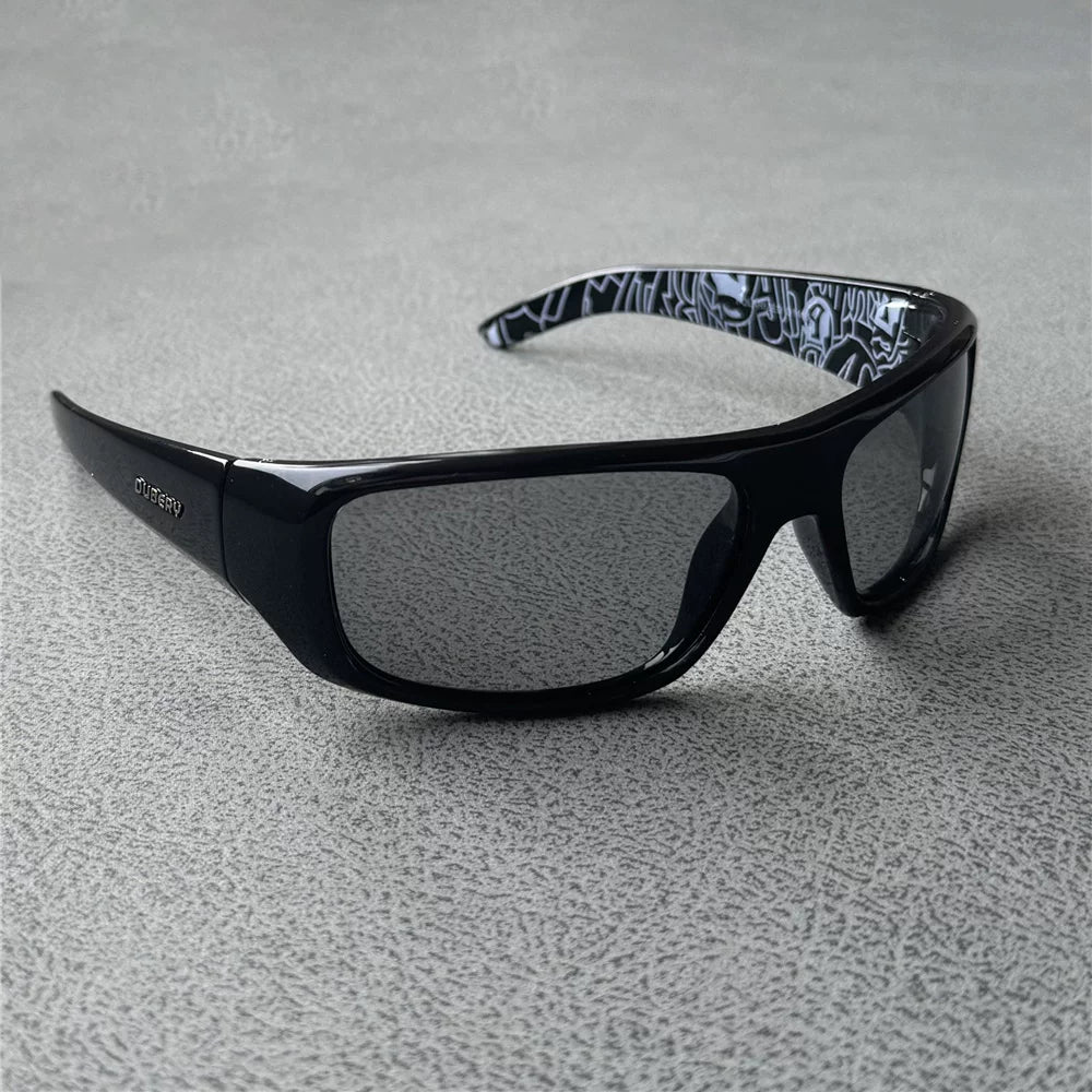 Brand Men's Running Polarized Color Changing Sunglasses Women's Wide Legs Strong Handsome Men's Outdoor Sports Fishing Driving