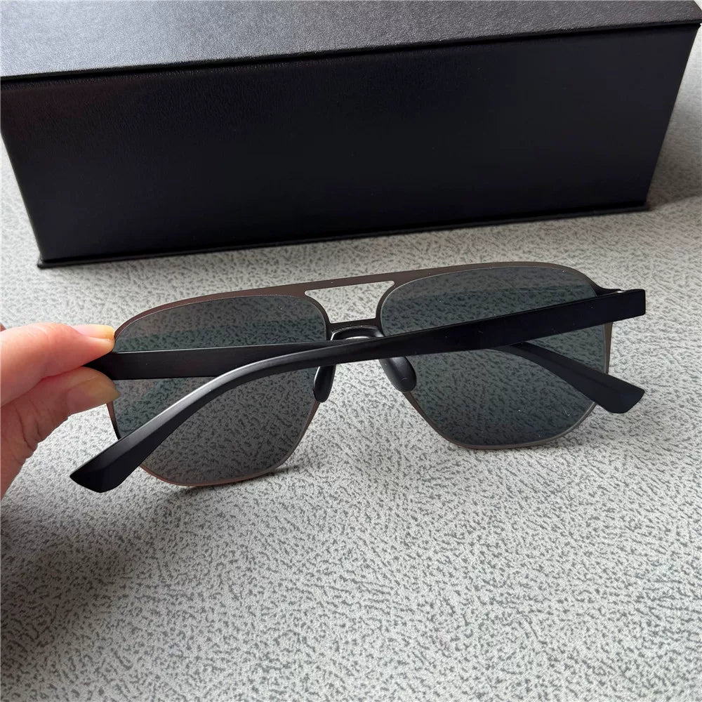 Ivoff ultra-thin men's polarized sunglasses with nylon lenses, suitable for both men and women, high-definition and transparent driving