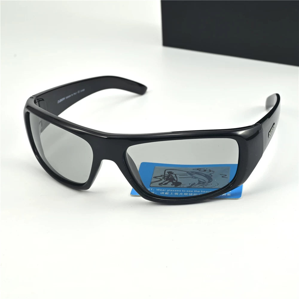 Brand Men's Running Polarized Color Changing Sunglasses Women's Wide Legs Strong Handsome Men's Outdoor Sports Fishing Driving