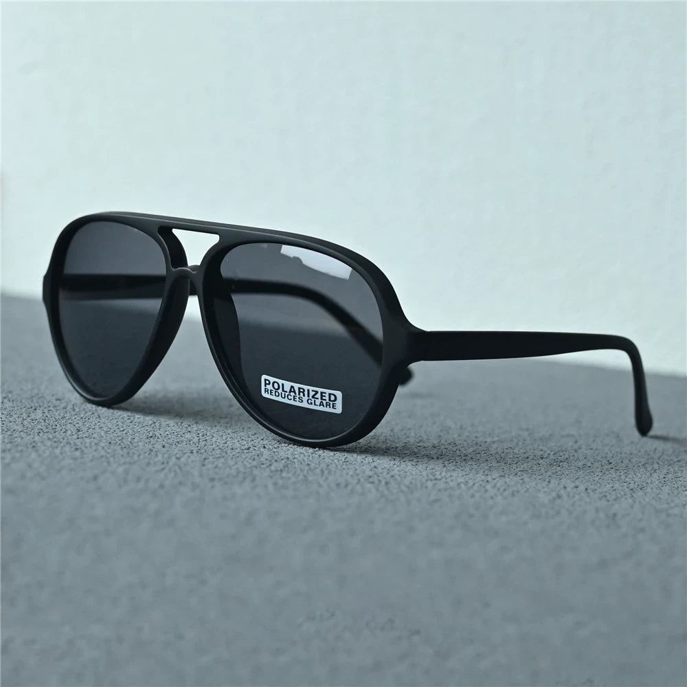 Summer Men's Sunglasses Polarized Trendy Cool Toad Mirror Driving Mirror Anti glare Protective Sunglasses Can be Paired with Myopia