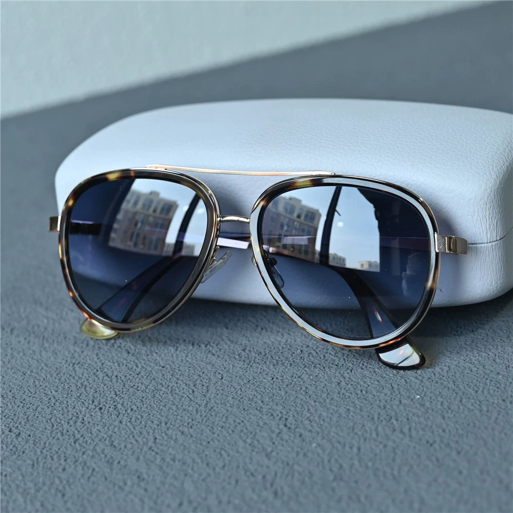 High end tortoiseshell sunglasses for men, nylon high-definition toad mirrors for women, universal foreign trade export quality sheet sunglasses for women