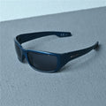 Men's Little Face Cycling Sunglasses Polarized Sunglasses Blue Frame Silver Frame Fashion Wide Leg Sunscreen Glasses Foreign Trade Tail Order