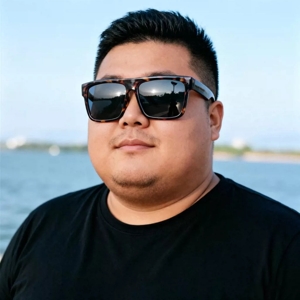 Super Large Frame Men's Polarized Sunglasses 165mm Sunglasses Men's Fashion Handsome Fat 200 Jin Can Wear and Drive