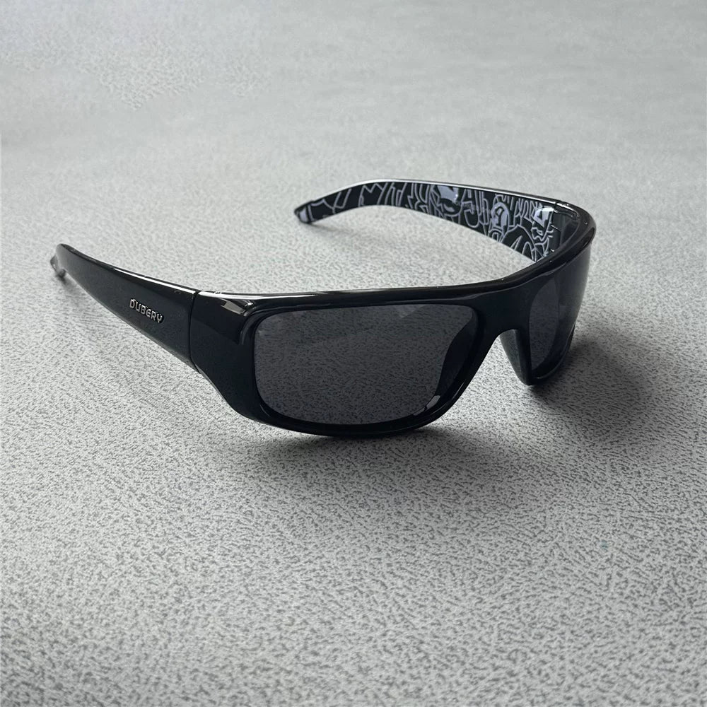 Professional men's polarized sunglasses windproof glasses outdoor cycling sunglasses women's sports color changing wide leg polarized glasses