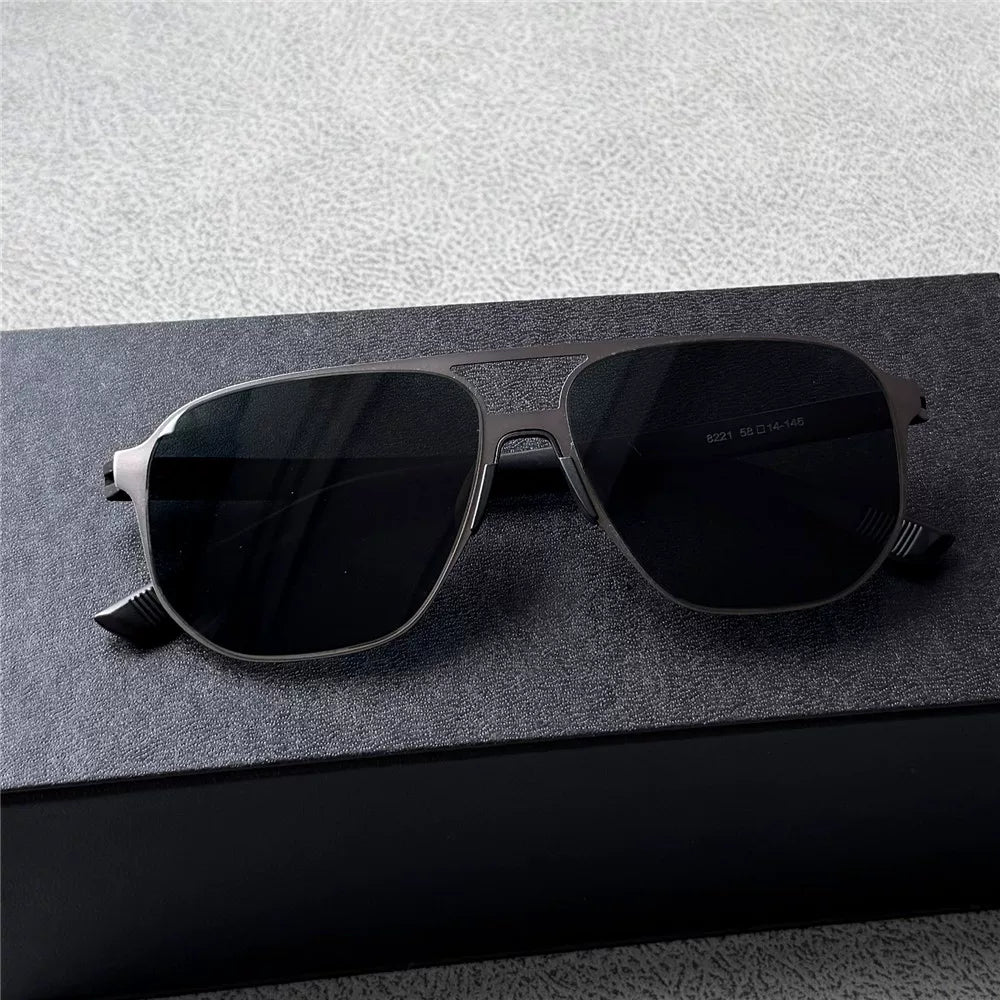 Ivoff ultra-thin men's polarized sunglasses with nylon lenses, suitable for both men and women, high-definition and transparent driving