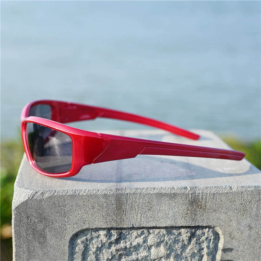 Big red women's running sunglasses polarized glasses windproof glasses outdoor sports small face sunscreen cycling sunglasses cycling