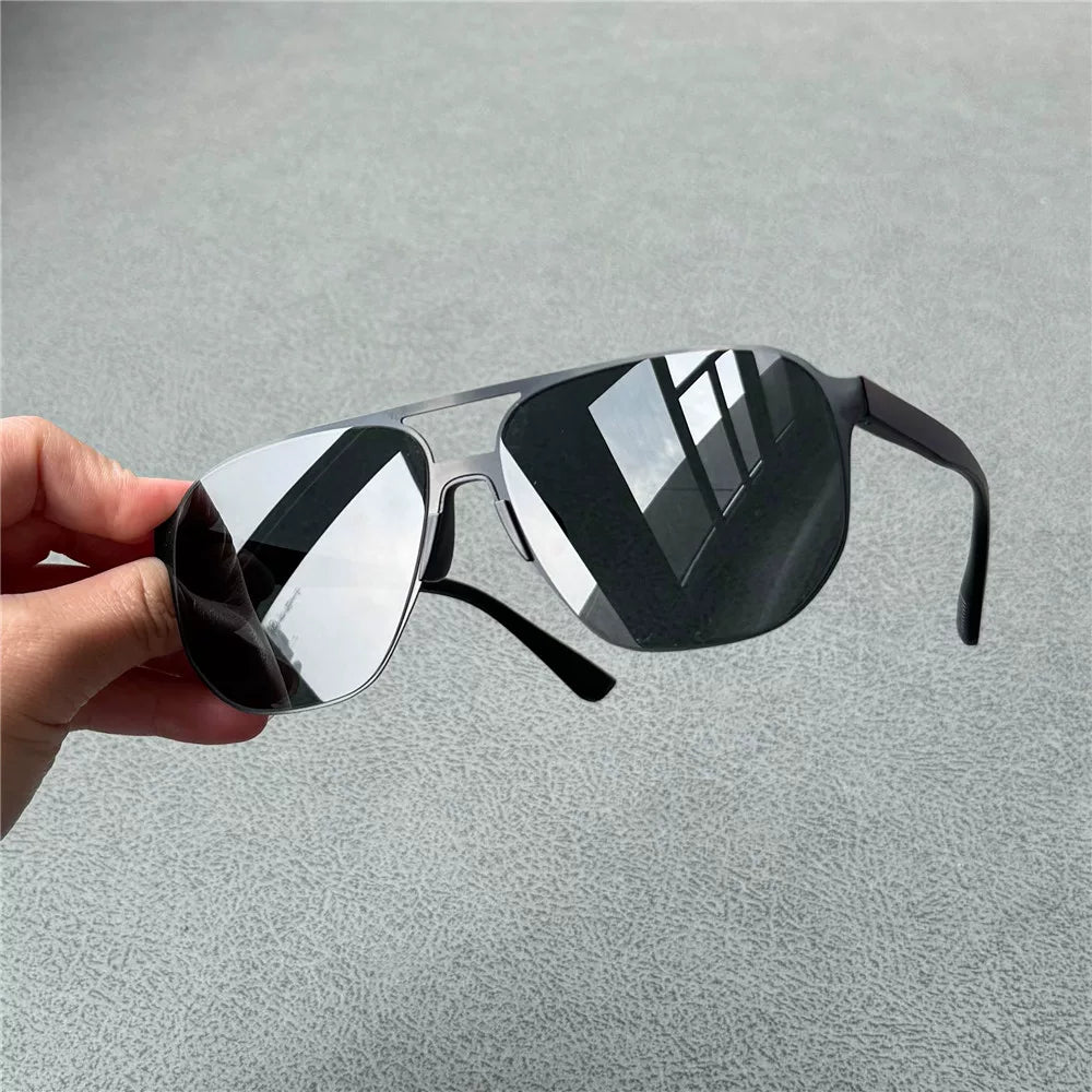 Ivoff ultra-thin men's polarized sunglasses with nylon lenses, suitable for both men and women, high-definition and transparent driving