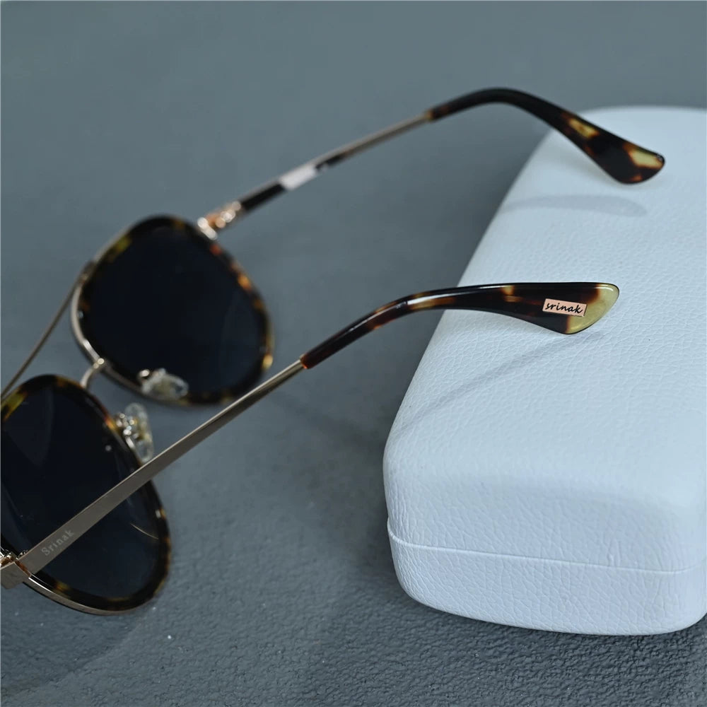 High end tortoiseshell sunglasses for men, nylon high-definition toad mirrors for women, universal foreign trade export quality sheet sunglasses for women