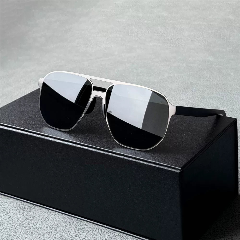 Ivoff ultra-thin men's polarized sunglasses with nylon lenses, suitable for both men and women, high-definition and transparent driving