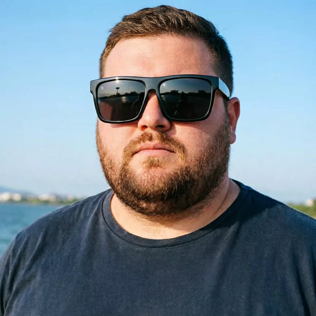 Super Large Frame Men's Polarized Sunglasses 165mm Sunglasses Men's Fashion Handsome Fat 200 Jin Can Wear and Drive