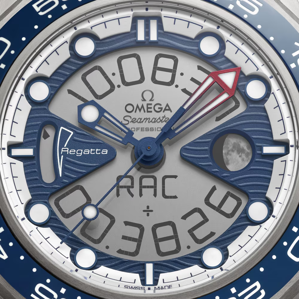 Seamaster Regatta America's Cup Titanium on Rubber Strap 46.75mm - Grey on Rubber Strap