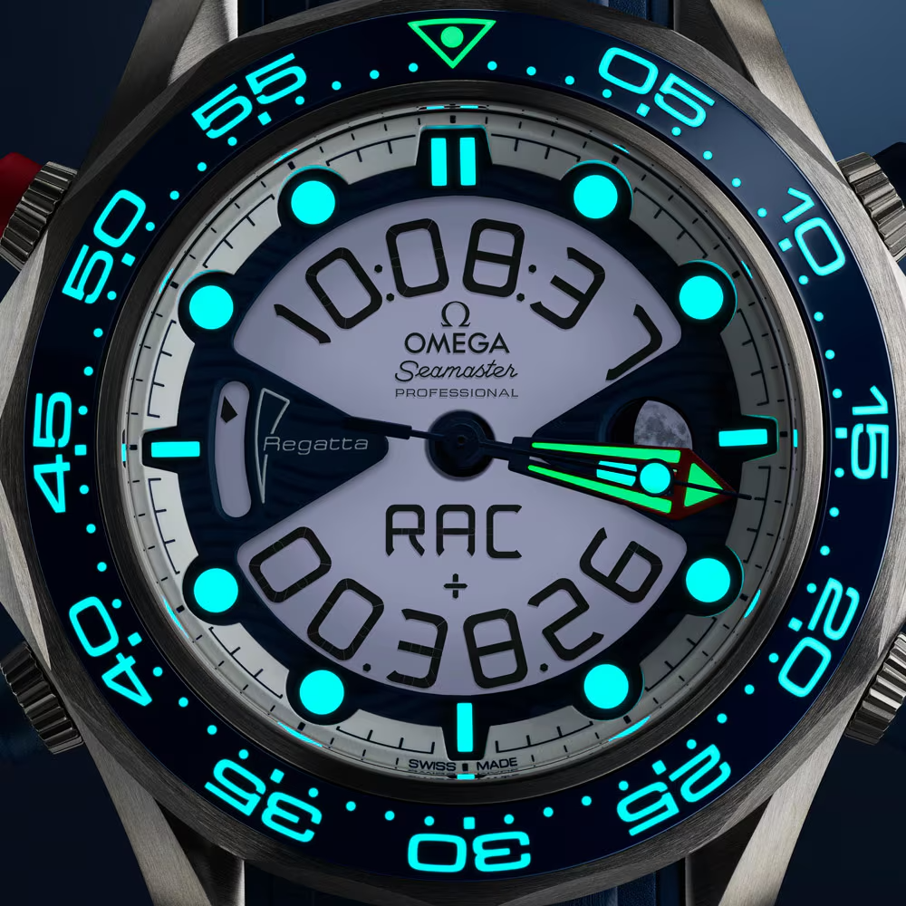 Seamaster Regatta America's Cup Titanium on Rubber Strap 46.75mm - Grey on Rubber Strap