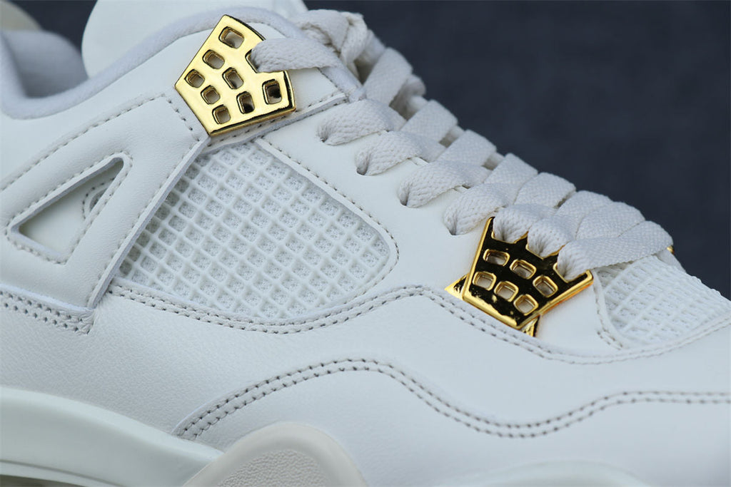 Wmns Air Jordan 4 Retro 'Metallic Gold'