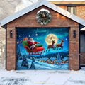 Santa's Flight | Christmas Garage Door Cover