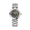 De Ville Ladymatic 34mm - Black Tahiti, Mother-of-Pearl w/ Diamonds on Bracelet