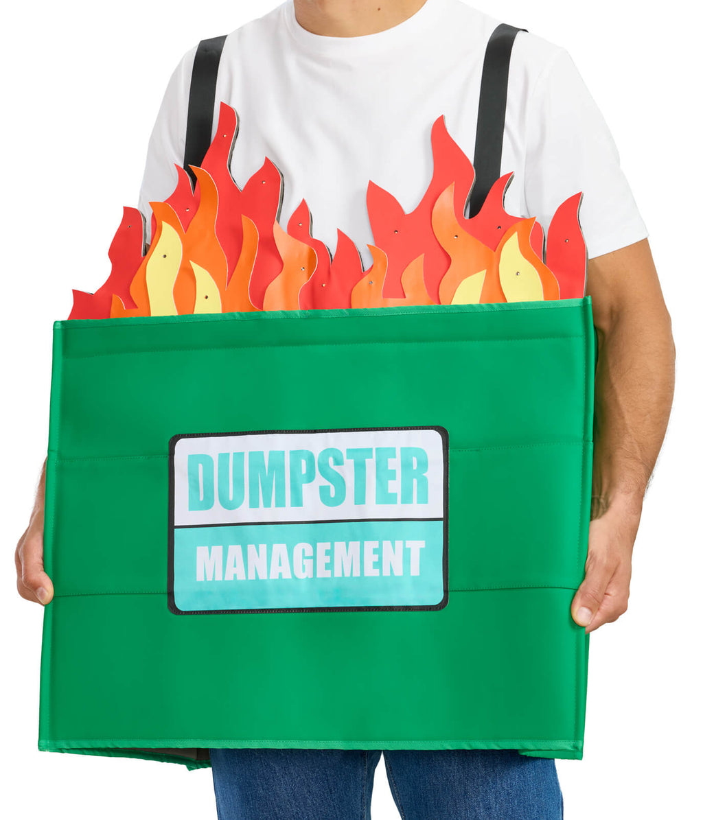 Men's Dumpster Fire Light Up Costume