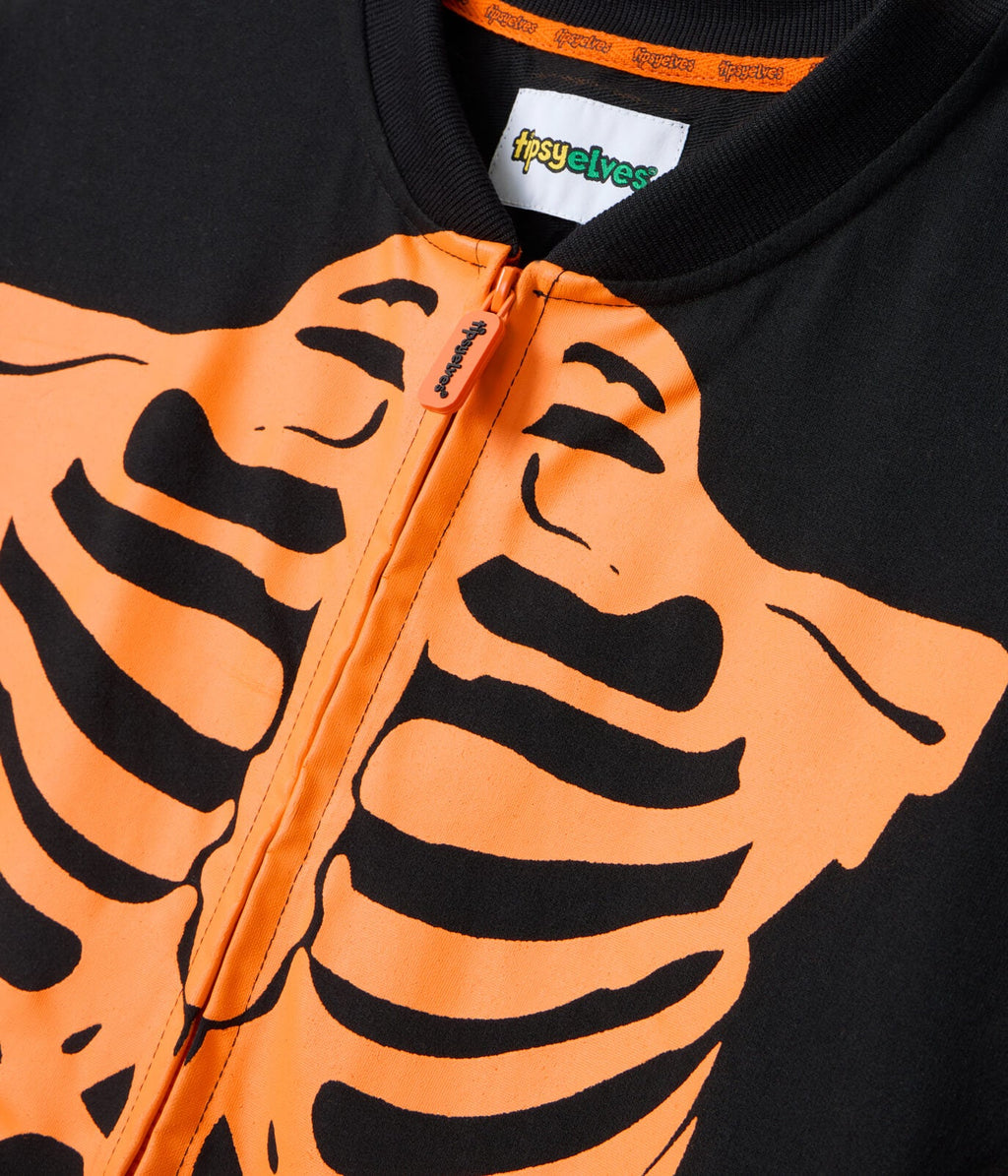Women's Pumpkin Head Skeleton Costume