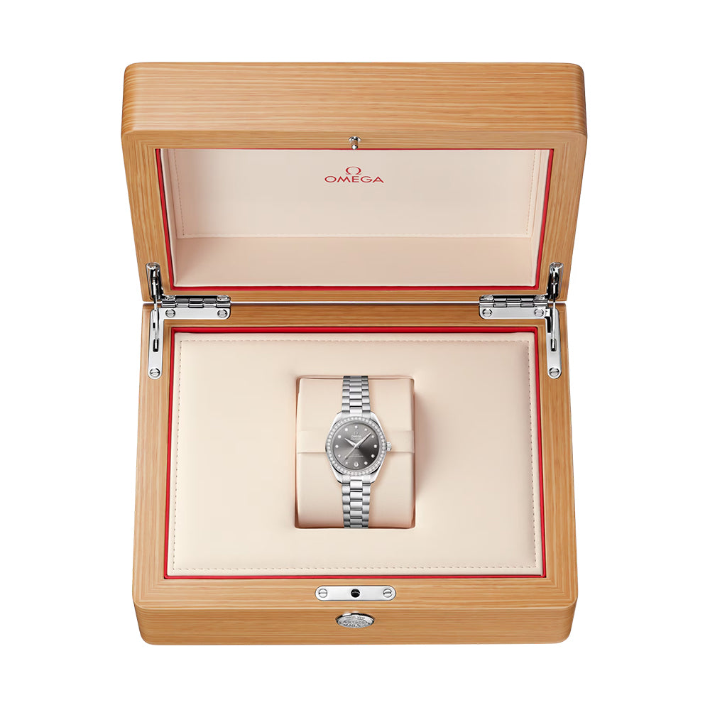 Seamaster Aqua Terra 150M Diamonds 30mm - Grey on Bracelet