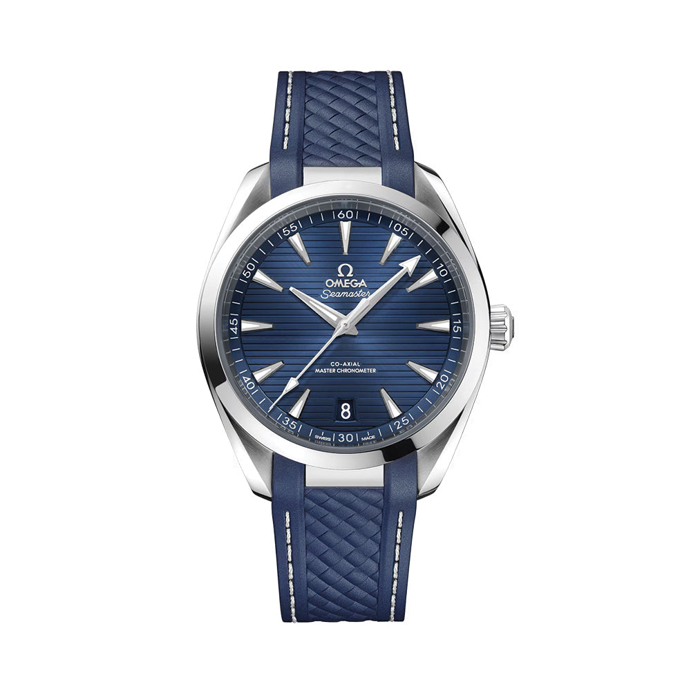 Seamaster Aqua Terra 150M 41mm - Blue on Rubber Strap