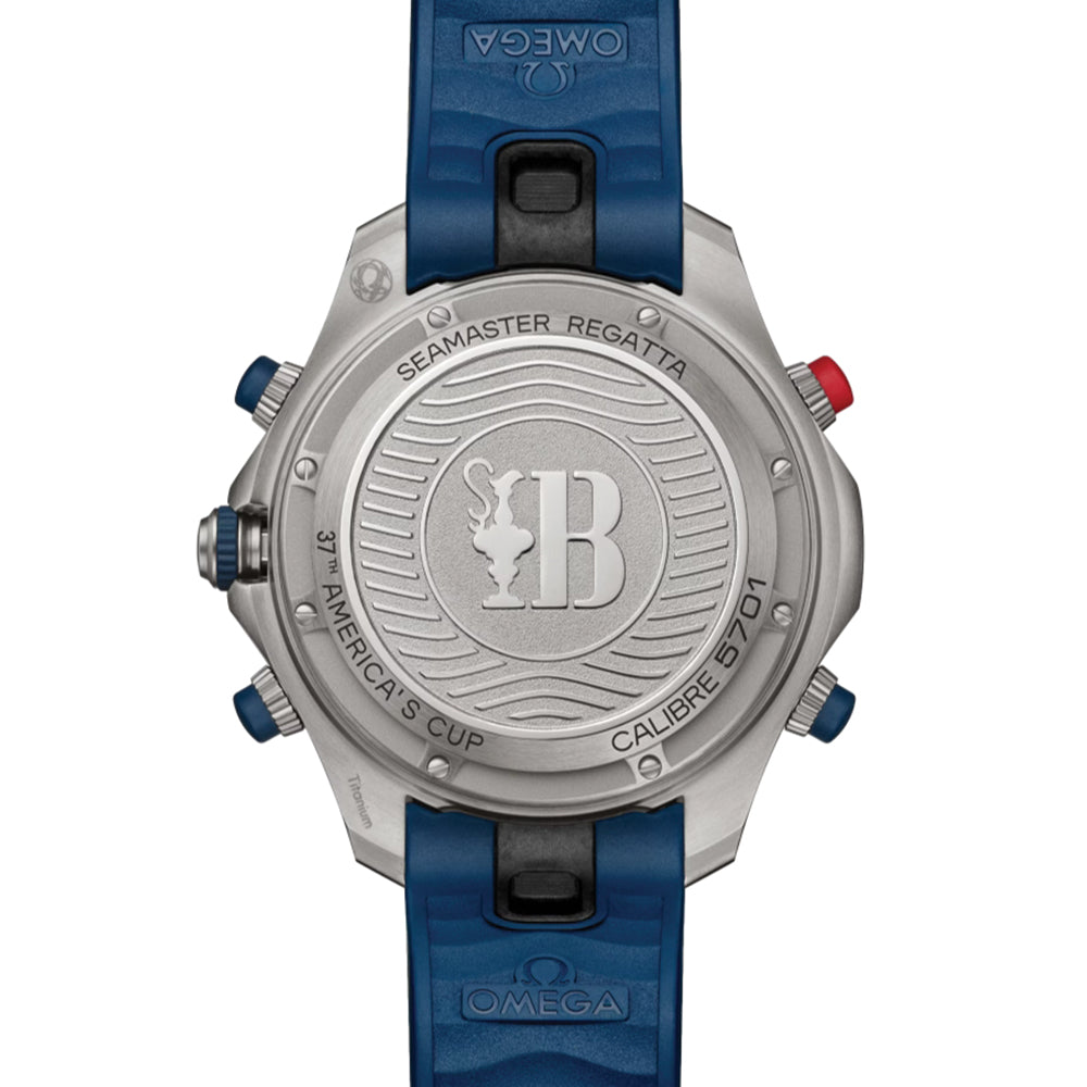 Seamaster Regatta America's Cup Titanium on Rubber Strap 46.75mm - Grey on Rubber Strap