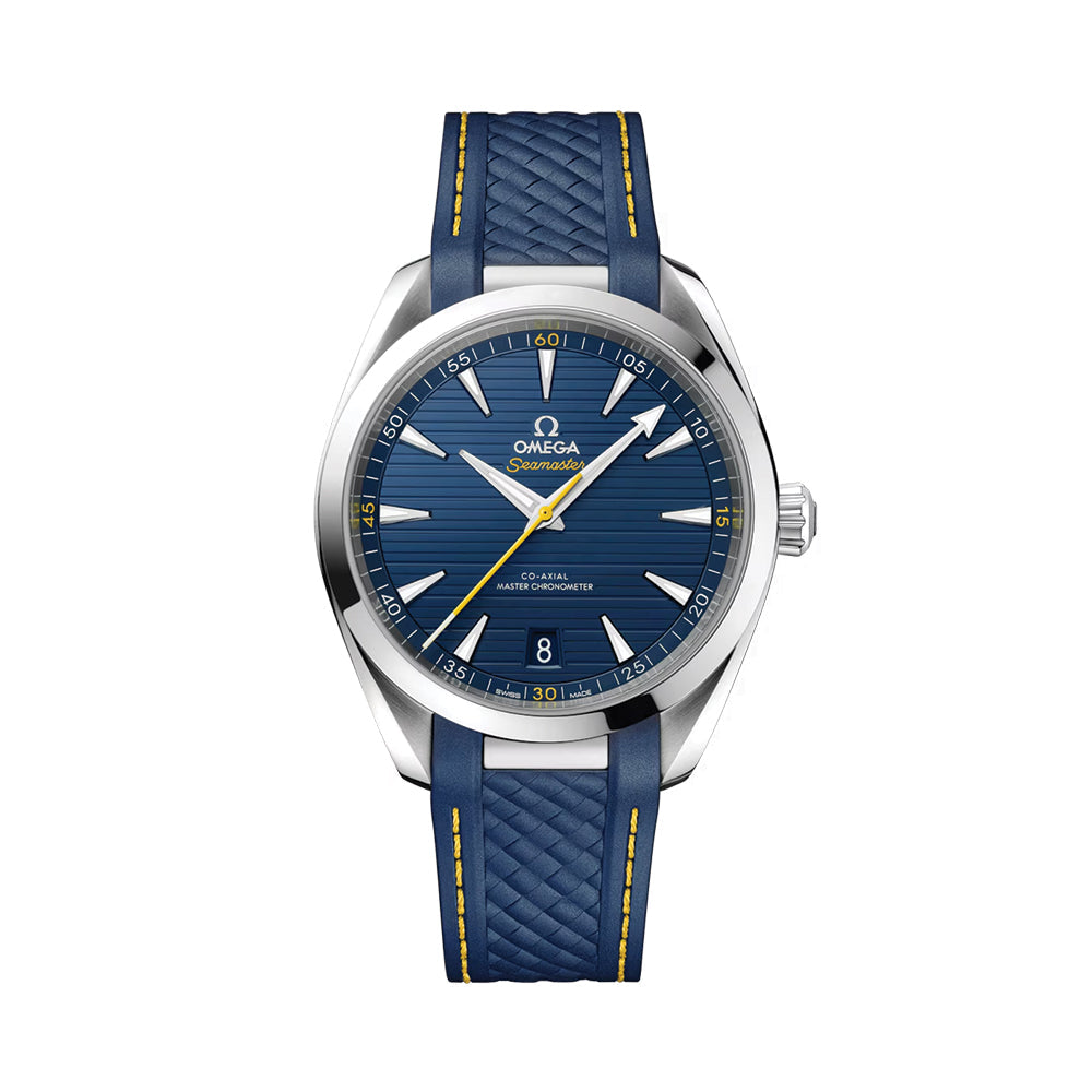 Seamaster Aqua Terra 150M 41mm - Blue on Rubber Strap