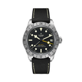 Black Bay Pro 39mm - Black on Hybrid Rubber/Leather Strap