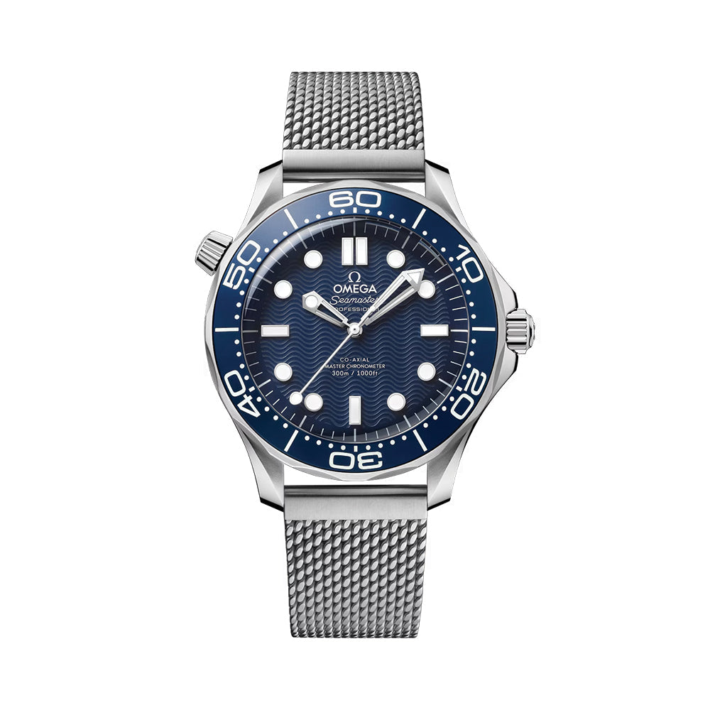 Seamaster Diver 300M James Bond 60th Anniversary Edition 42mm - Blue on Bracelet