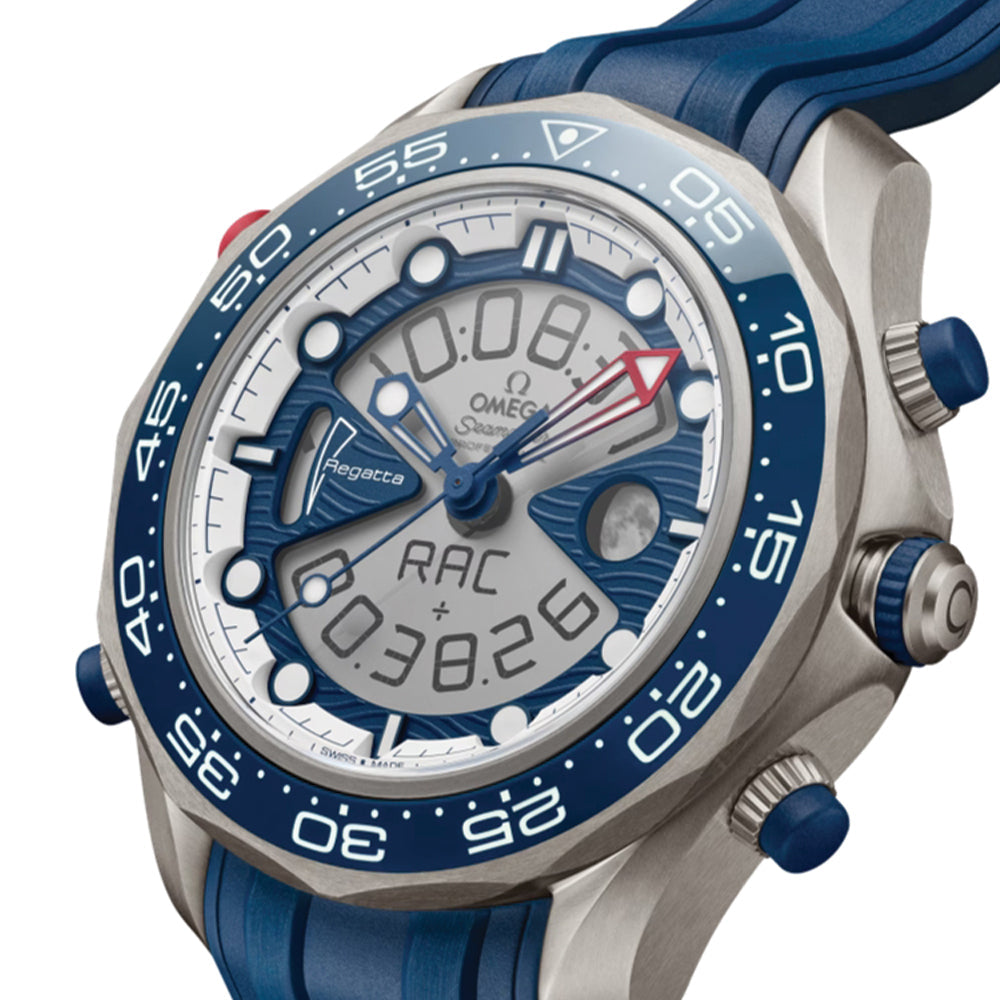 Seamaster Regatta America's Cup Titanium on Rubber Strap 46.75mm - Grey on Rubber Strap