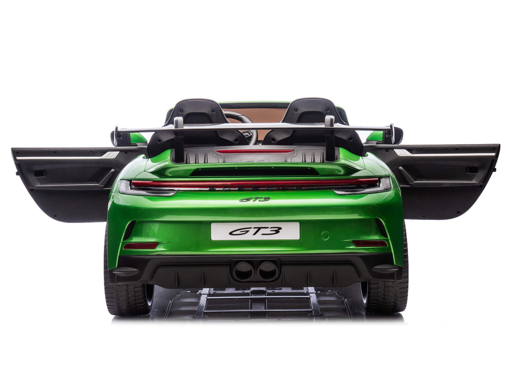 24V Porsche 911 GT3 Kids 2-Seater Ride On Car - Green