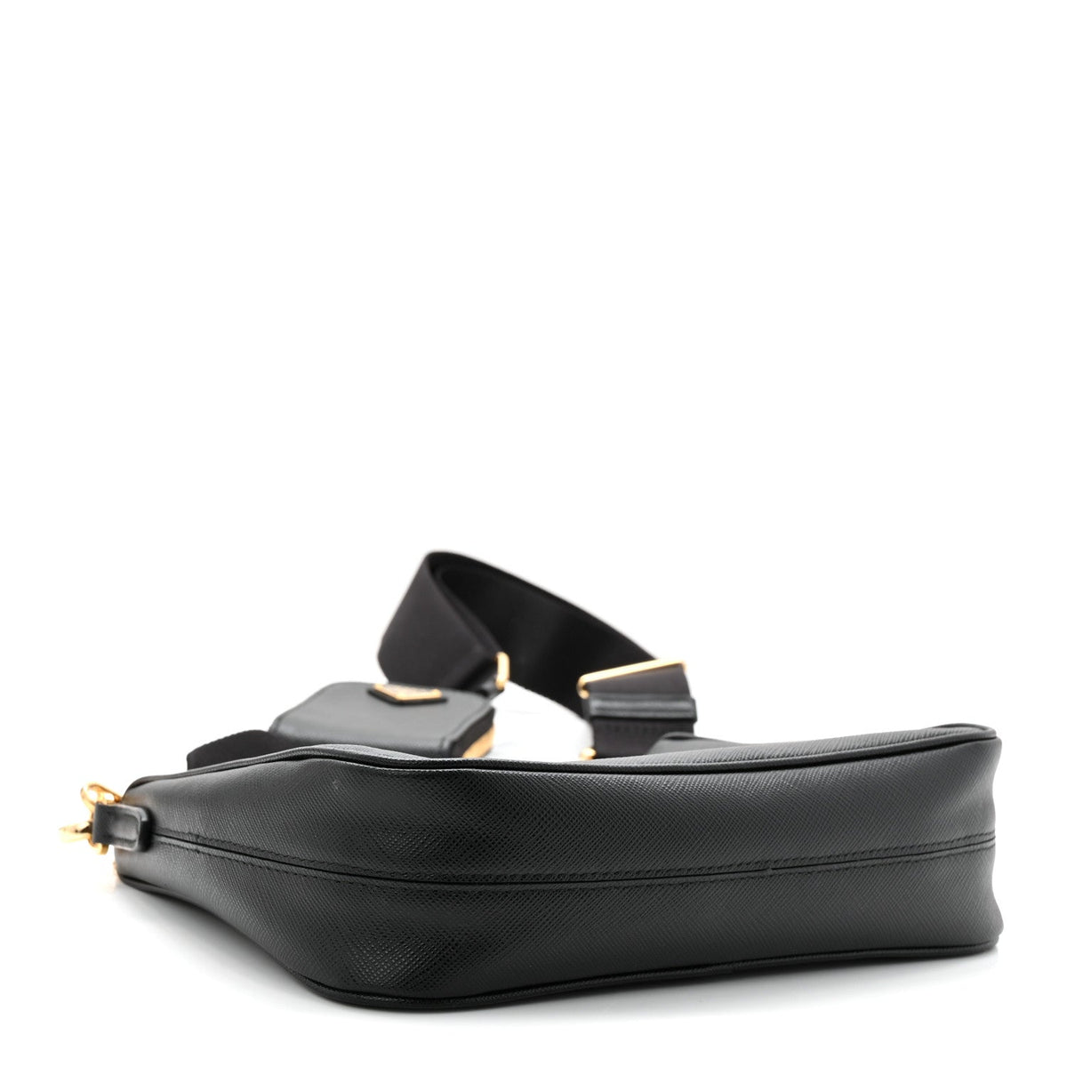 Saffiano Lux Re-Edition 2005 Shoulder Bag Black