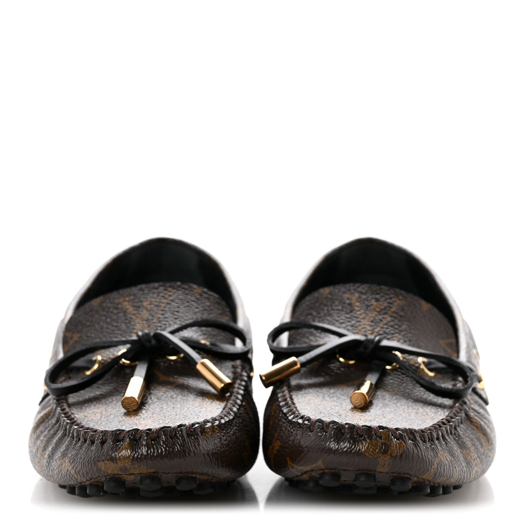 Patent Monogram Gloria Loafers 36.5