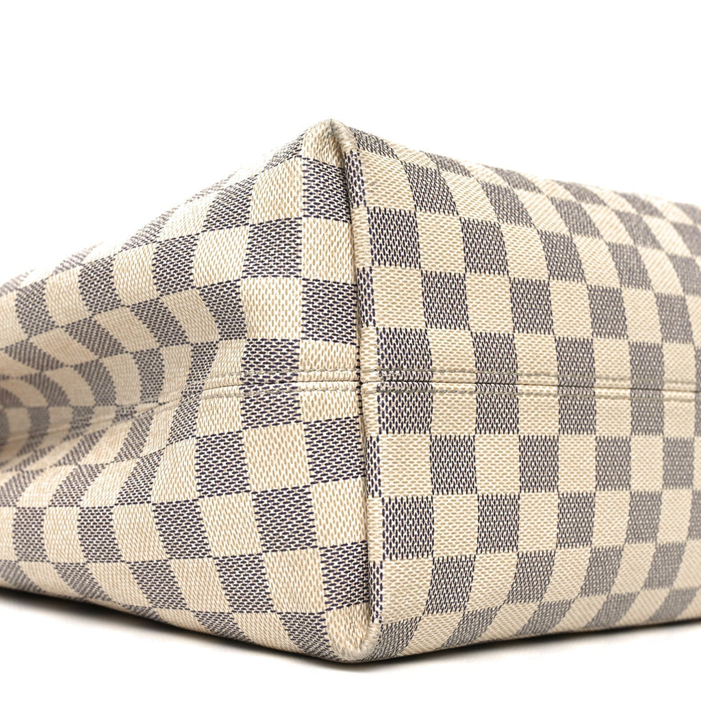 Damier Azur Graceful MM Rose Ballerine