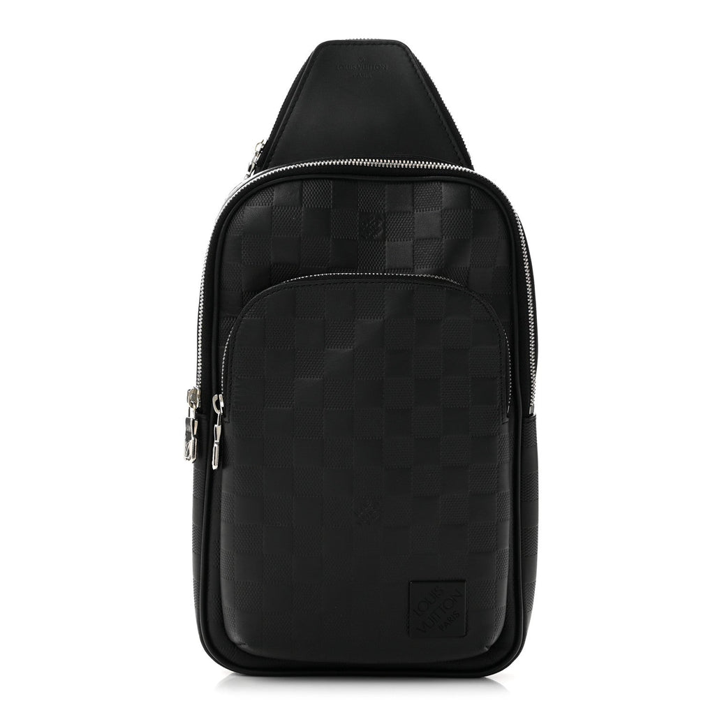 Damier Infini Avenue Sling Backpack Onyx