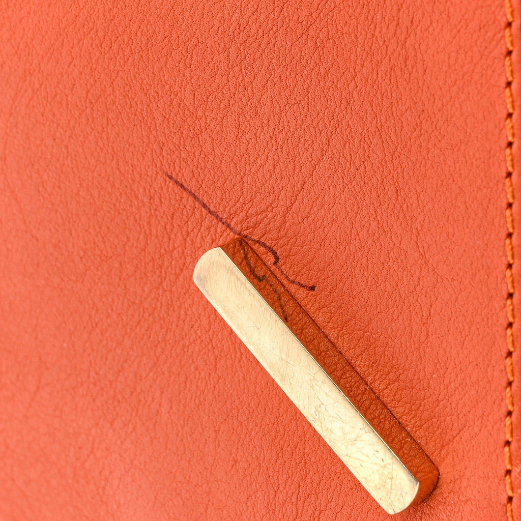 Calfskin Medium Puzzle Bag Orange Multi