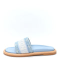 Monogram Denim LV Bliss Womens Comfort Mules 39 Turquoise
