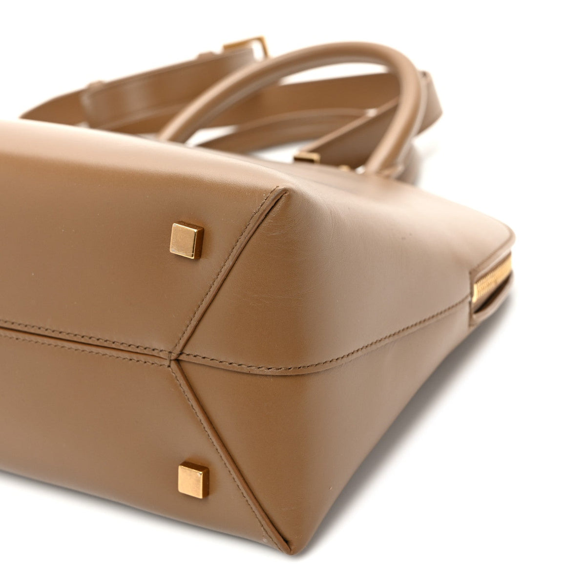 Calfskin Sac De Jour Duffle Top Handle Dark Cork