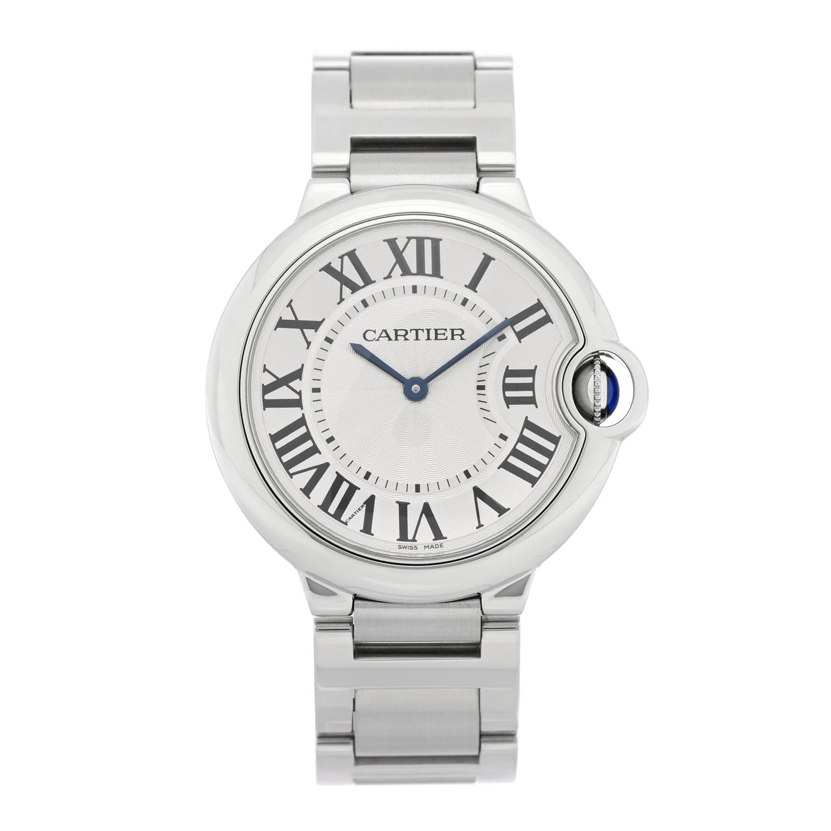 Stainless Steel 36mm Ballon Bleu De Cartier Quartz Watch