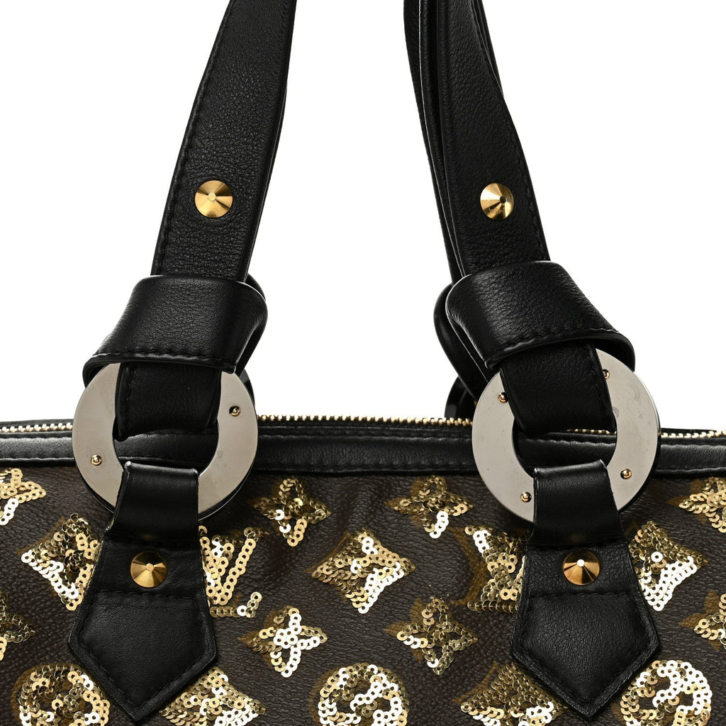 Monogram Sequins Eclipse Speedy 28 Gold