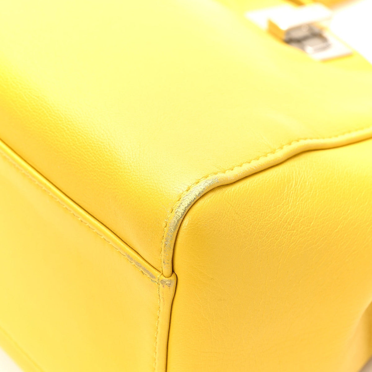 Nappa Mini Peekaboo Iconic Satchel Limone