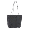 PRADA Chain Tote Bag Nylon Green Auth ar14194