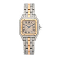 Stainless Steel 18K Yellow Gold 27mm Panthere Quartz Watch